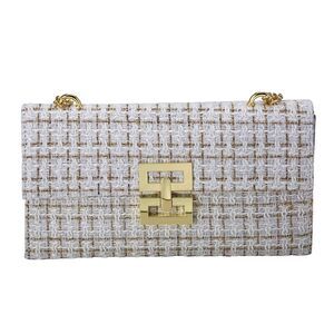 9369 Samll Crossbody Purse, Tweed Shoulder Handbag, Evening Bag, Wallet Bag